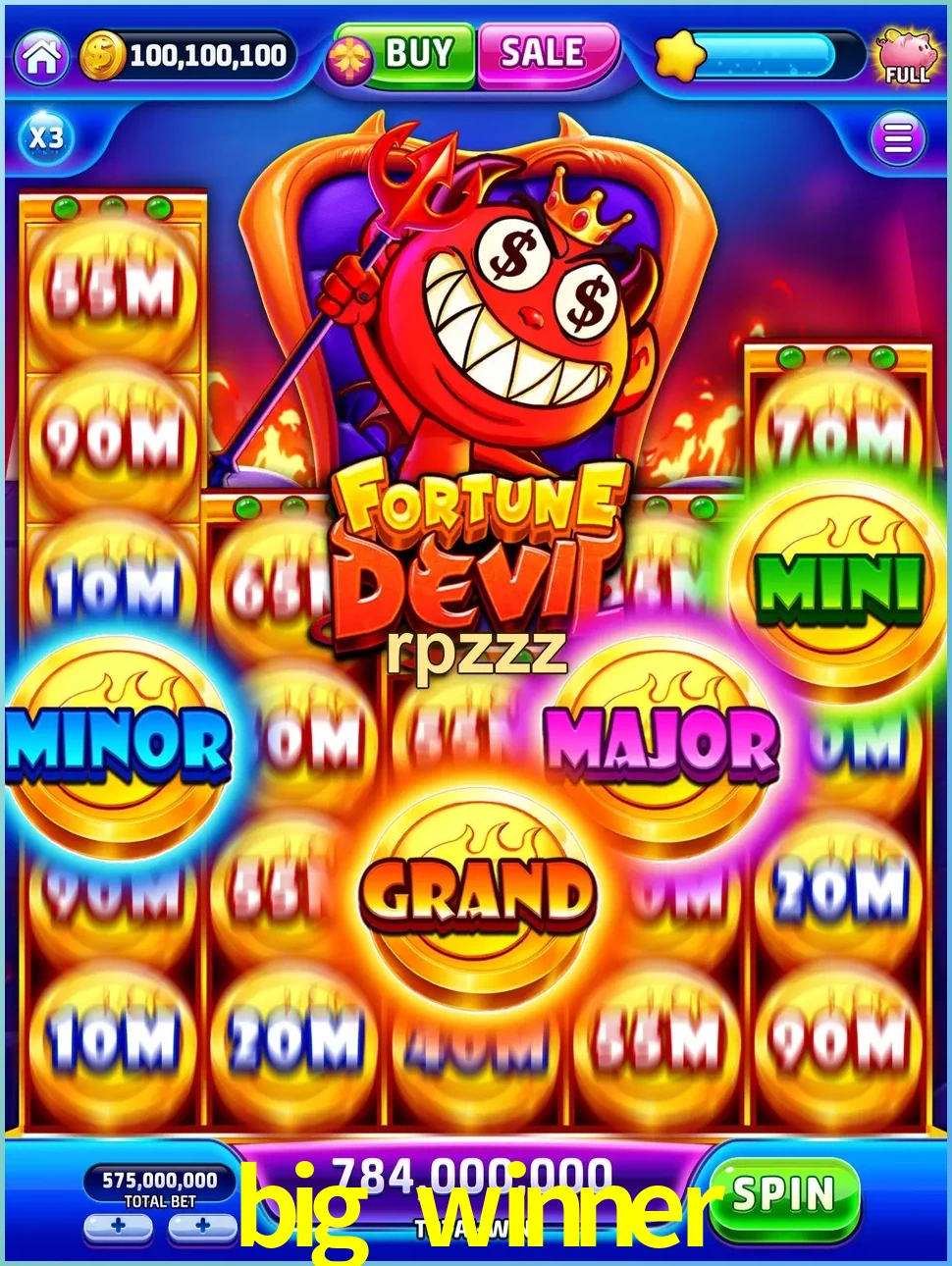 big winner — galeri tampilan Resmi APK
